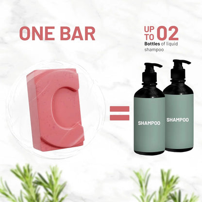 (6 Pack)  Rosemary Conditioner Bar for Hair Growth, Volumizing Solid Conditioner, Strengthening Biotin Bar, Cleansing Soap for Women & Men, Ideal for Curly & Straight Hair Vegan & Sulfate-Free 3.53 Oz